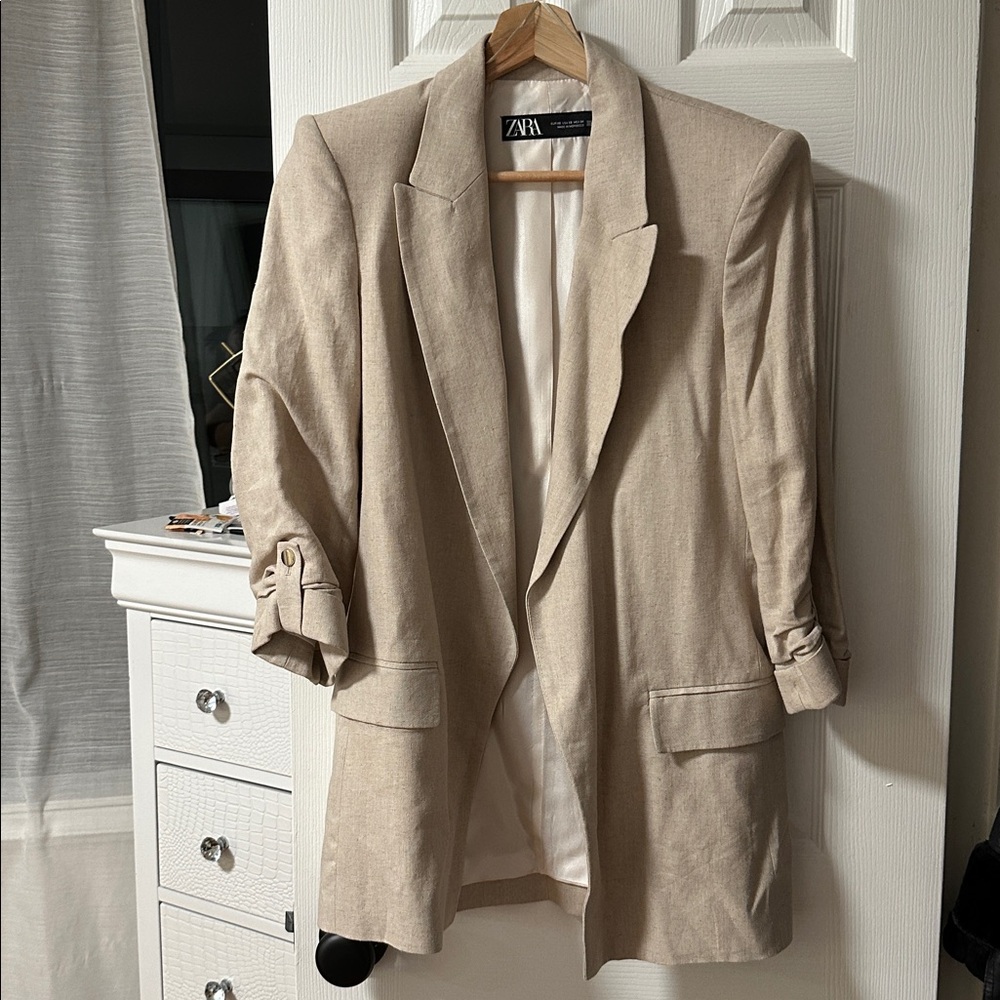 Zara Light Tan Blazer